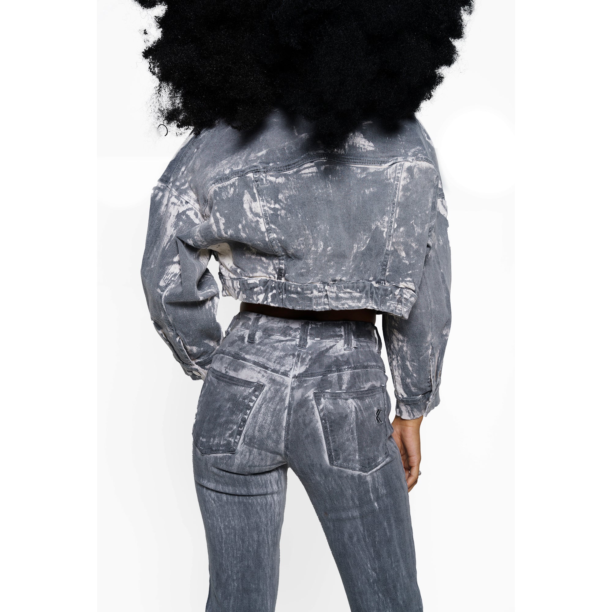 Eclipse Cropped Jacket (Oil Wash) - Image 4