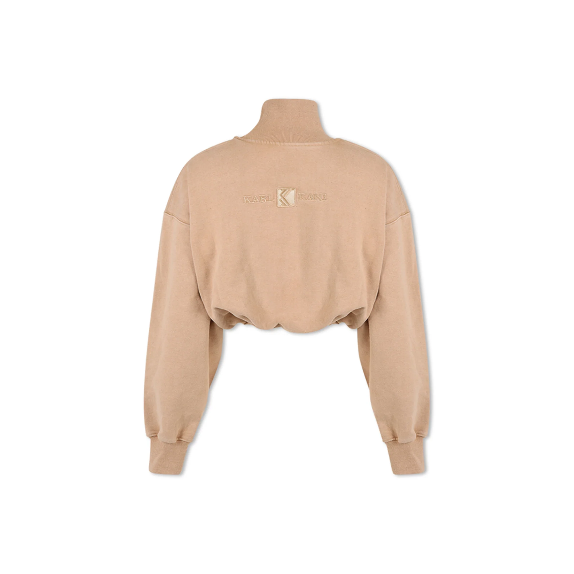 Deep Mock Neck Top (Nude) - Image 2