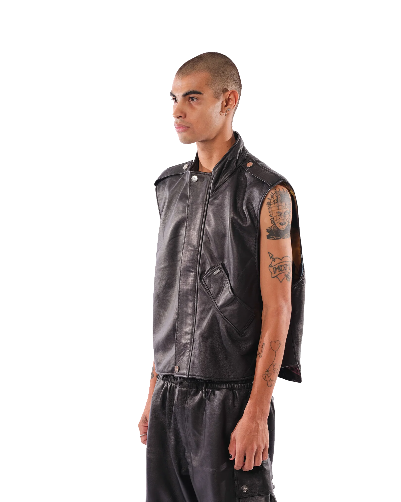 Drako Leather Vest - Image 3