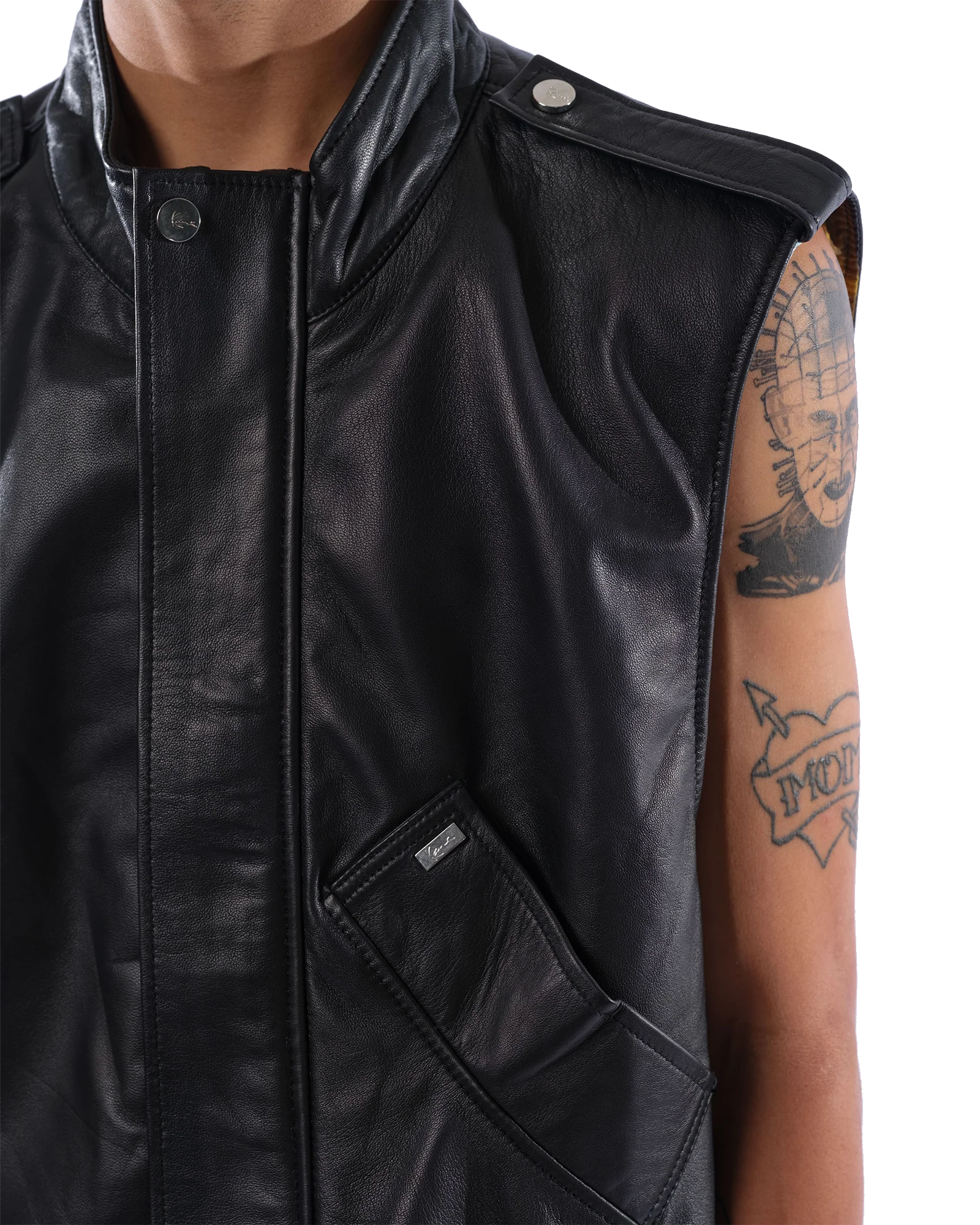 Drako Leather Vest - Image 6