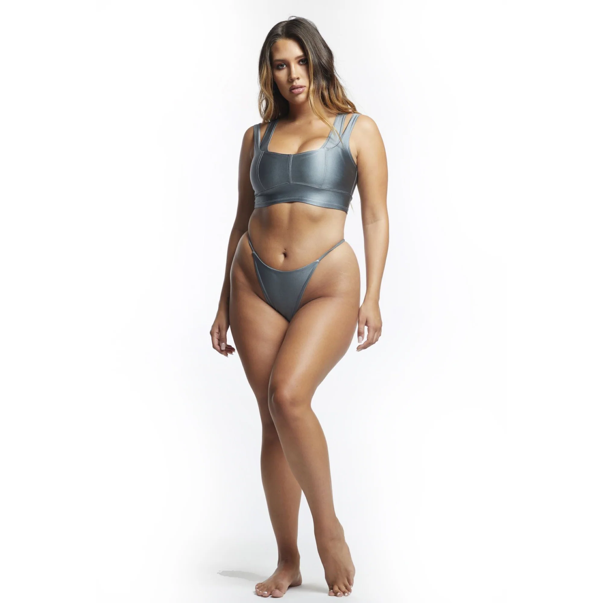 Karma Bikini Bottom (Silver) - Image 5
