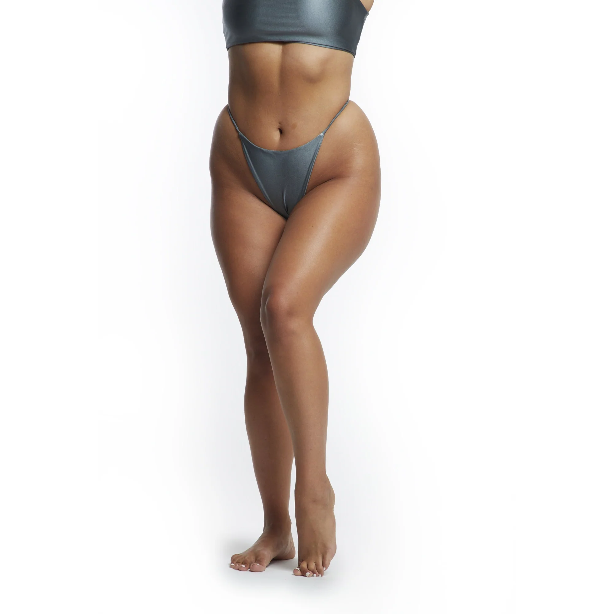 Karma Bikini Bottom (Silver) - Image 6