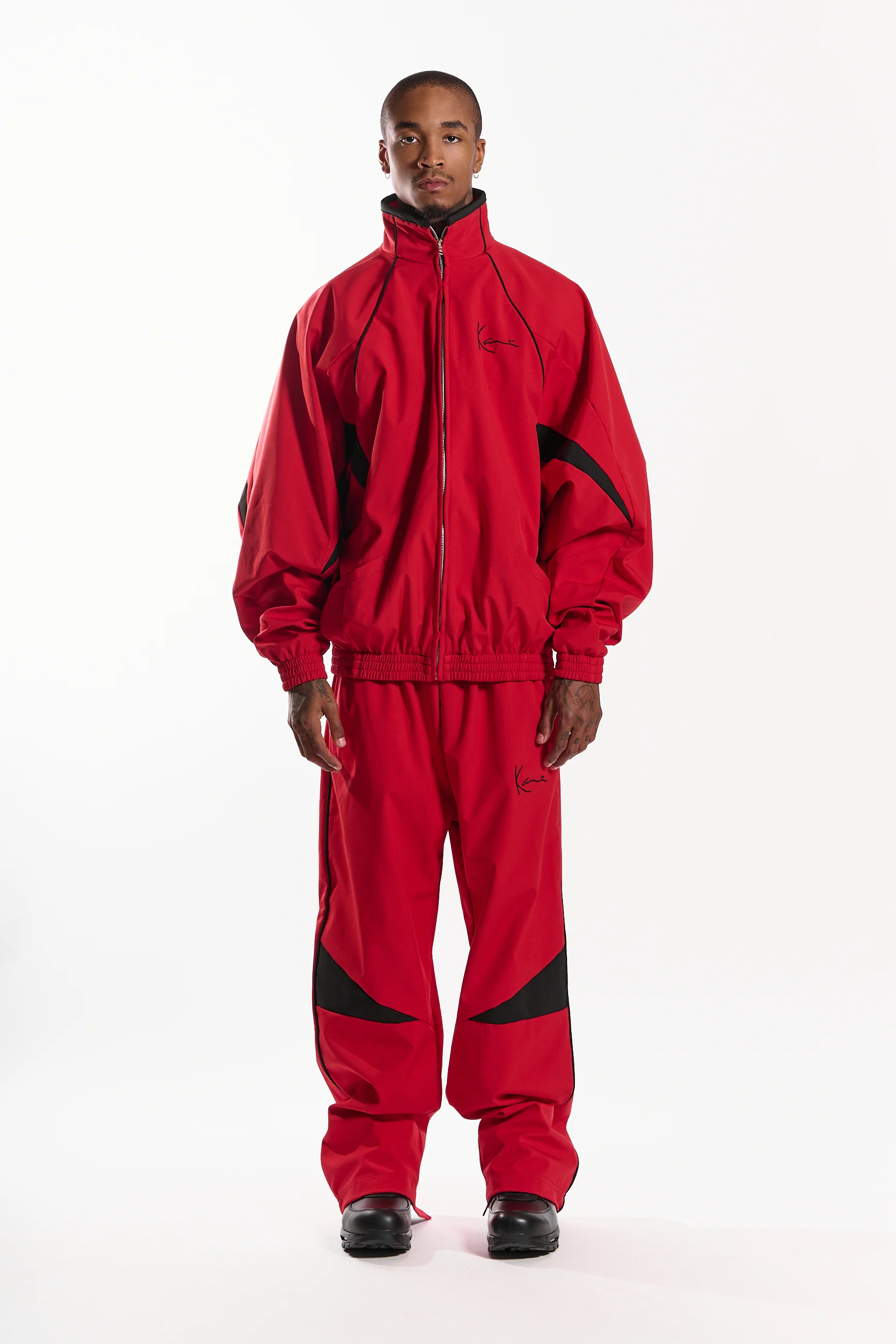 Shot Clock Men's Jacket (red) - Image 4