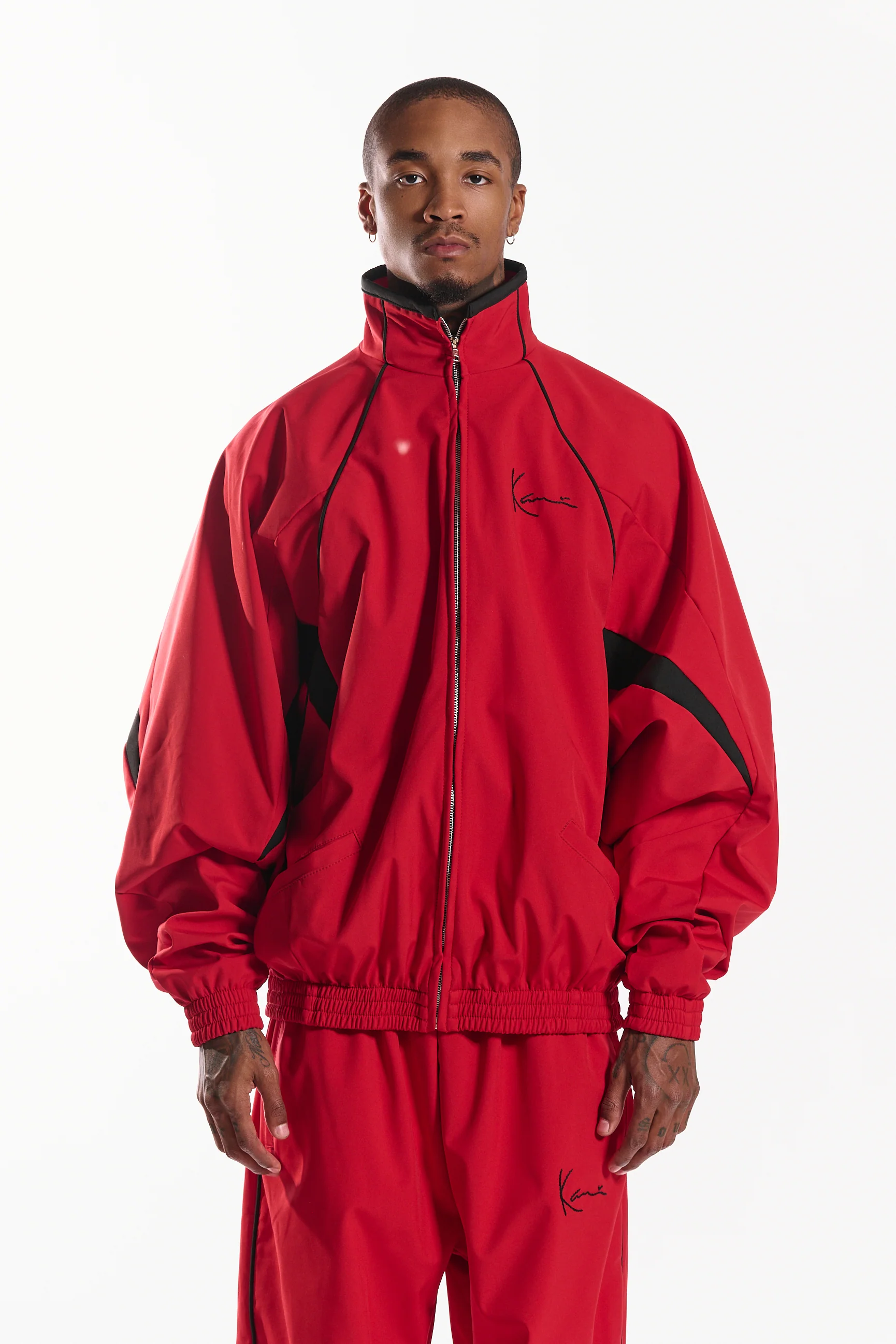 Shot Clock Men's Jacket (red) - Image 7