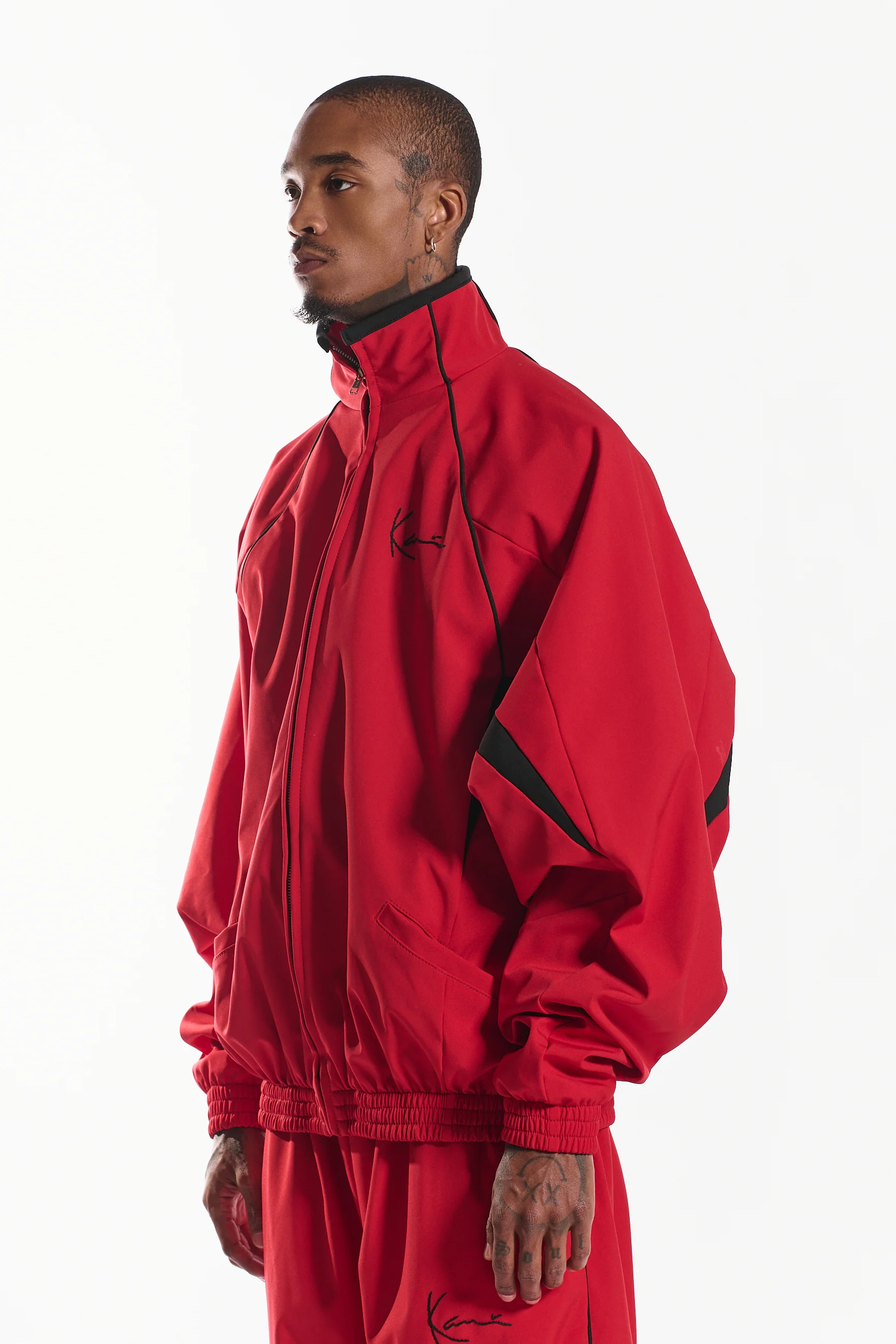 Shot Clock Men's Jacket (red) - Image 8