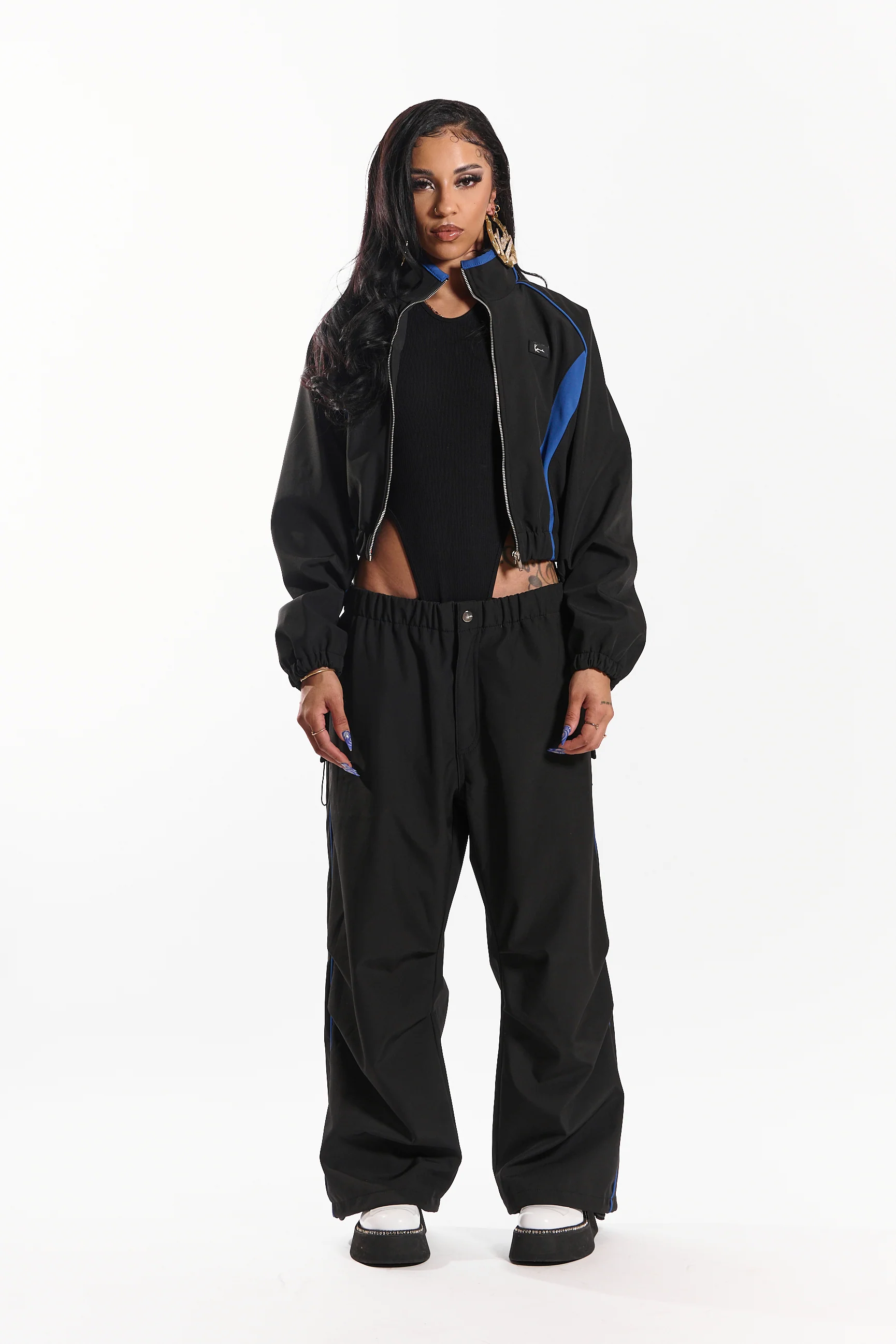 Street Thing Women's Jogger (black/royal) - Image 4