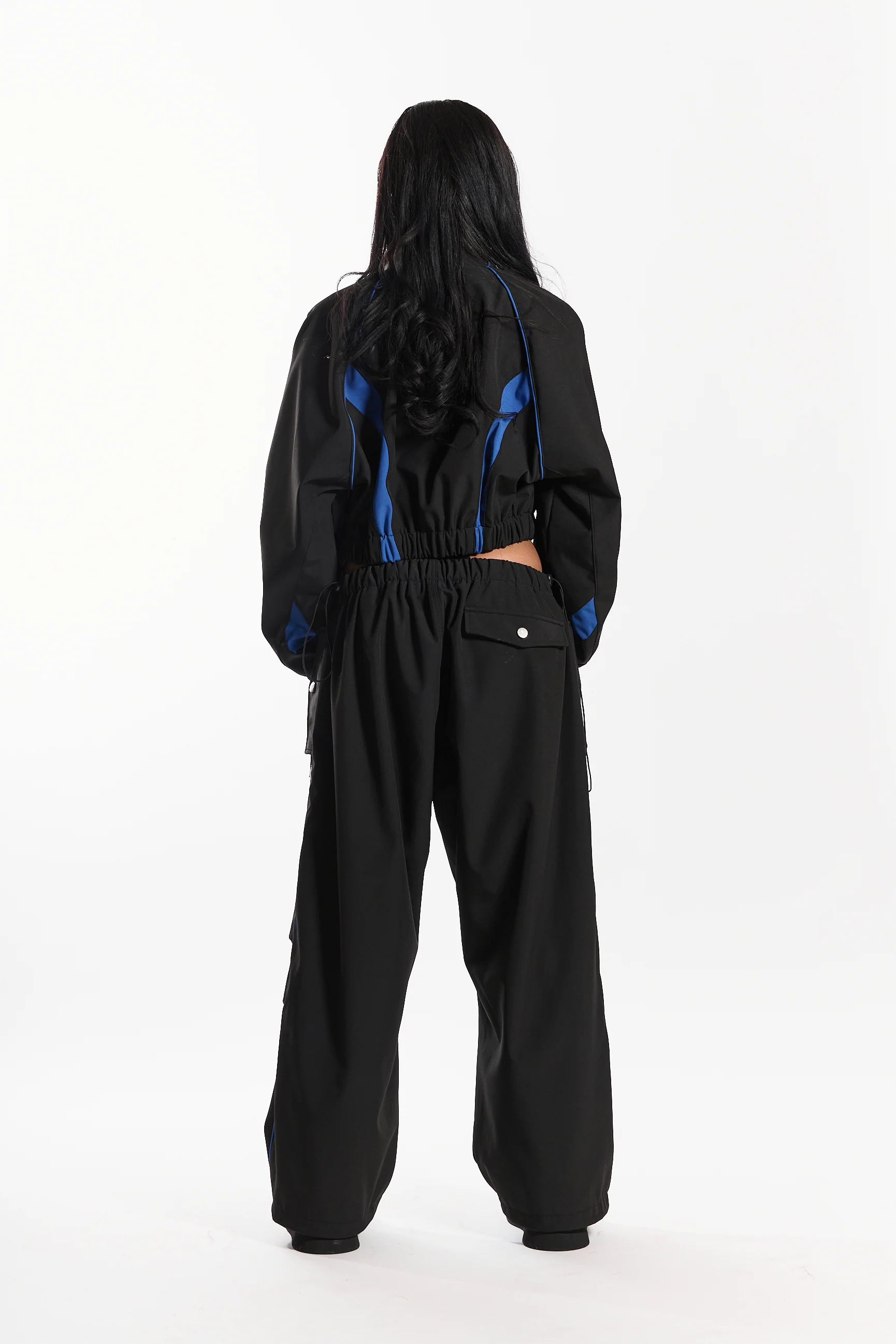 Street Thing Women's Jogger (black/royal) - Image 5