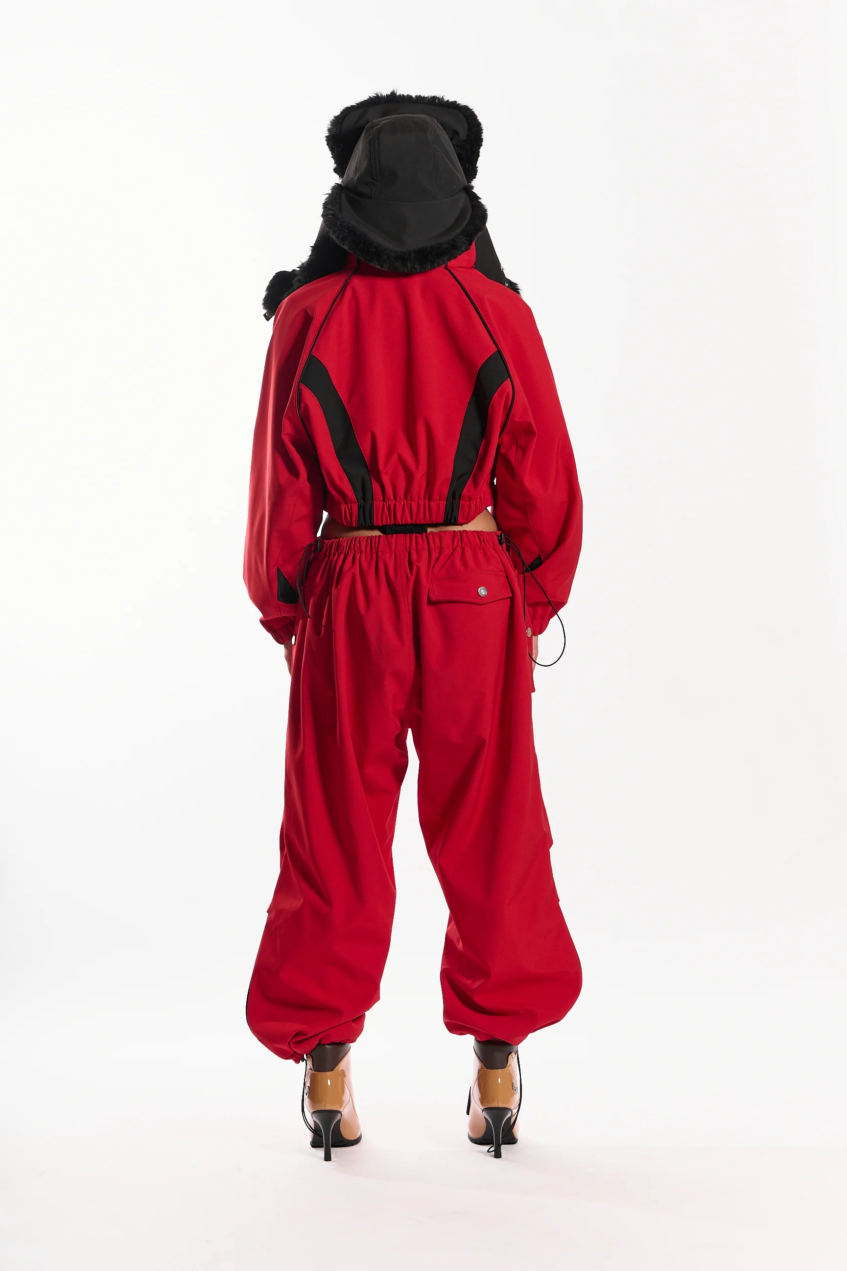 Street Thing Women's Joggers (red) - Image 5