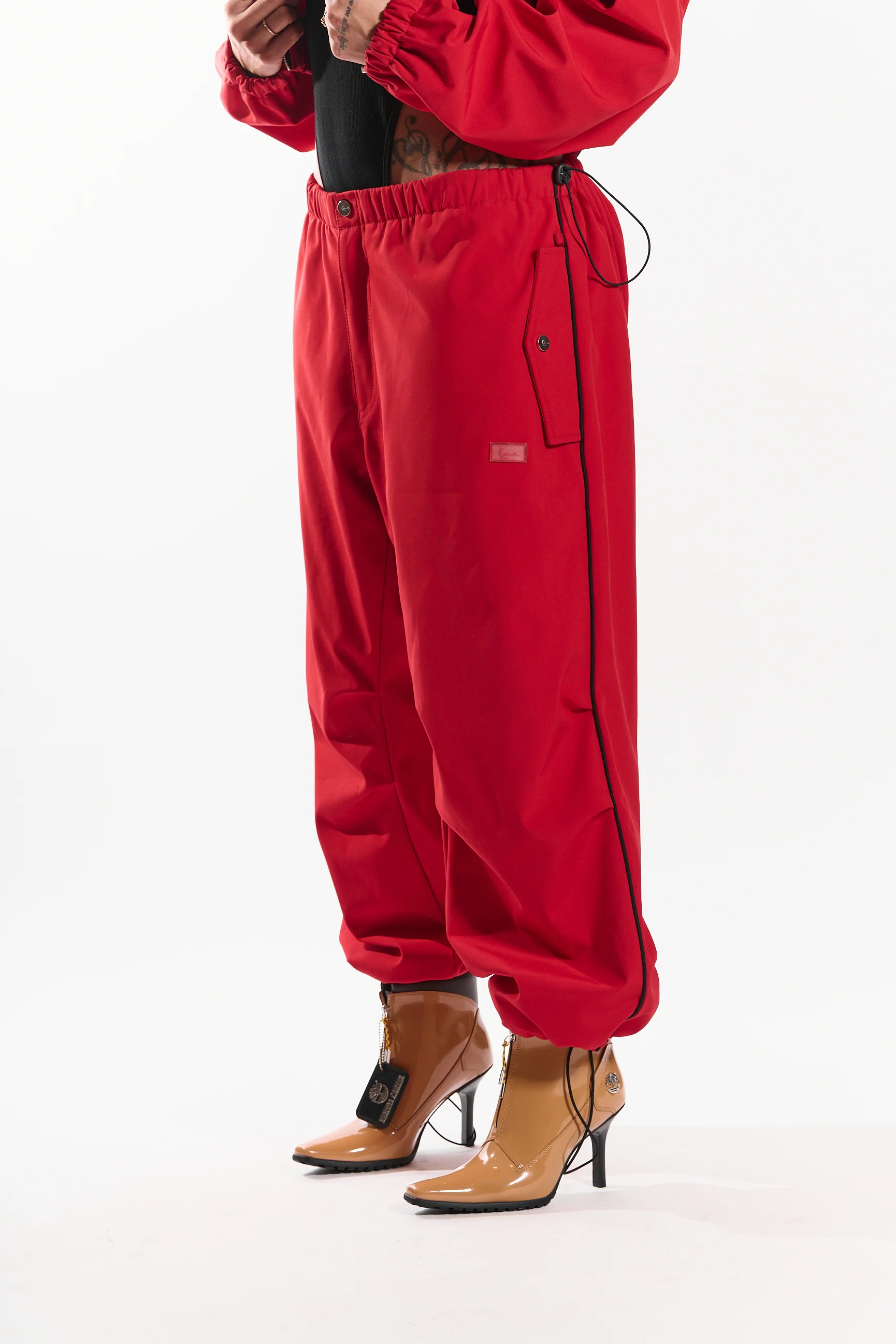 Street Thing Women's Joggers (red) - Image 9